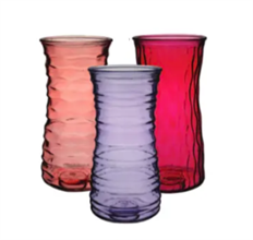 ROSE VASE 9 3/8" PASSIONFRUIT 12/CS