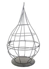 TEARDROP LANTERN SM ST/2 BLACK