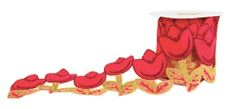 TULIP RIBBON 4" RED 5YD