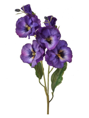 PANSY 15"  BLUE/ HELIO