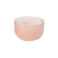 BOWL GLASS 3.25X5" PINK