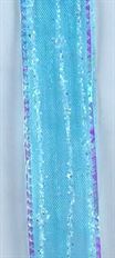 GLITTER DOTS/LINE #3 50YD AQUA/AQUA