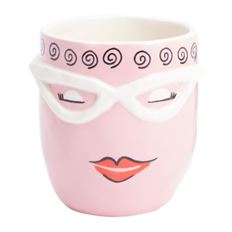 POT FAB FLO 4.5X4.25X4.75" PINK