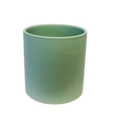 PLANTER 5.5"H CYLINDER GREEN