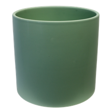 PLANTER 7"H CYLINDER GREEN