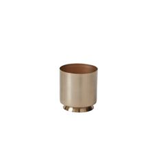 POT METAL FOOTED 3.25X3.5" GOLD