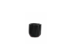 PLANTER 3" FLEXAGON BLACK MATTE