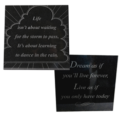 PLAQUE 12X12  2 ASST