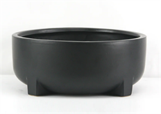 POTTERY 4.5X10" BLACK