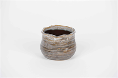 CERAMIC FLOWERPOT 13X9.5CM MULTI
