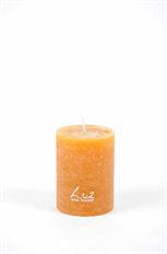 PILLAR CANDLE RUSTIC 6X8CM BEESWAX