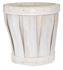 BASKET WOODCHIP WHITE