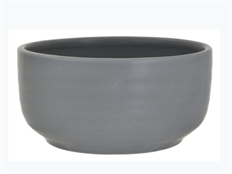 POT 6OP RND CERAMIC GREY
