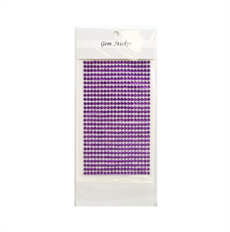 GEM STICKER 4MM PURPLE SHEET
