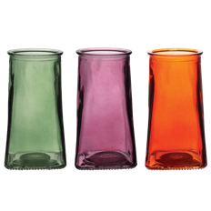 BEAD VASE 5" AUTUMN PUNCH 24/CS