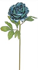 PEONY SPRAY HOLIDAY TEAL