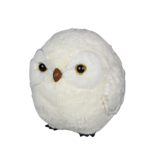 OWL ORNAMENT 7.25" WHITE