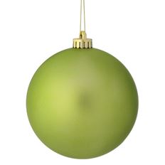 ORNAMENT BALL MATT 140MM GR SET/2