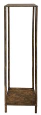 METAL STAND GOLD 25X25X120CM