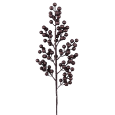 BERY SPIKE CLUSTER GLITTER 24" CHOC