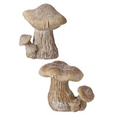 MUSHROOM WOOD RESIN X3 6-7" 2 ASST