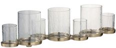 HURRICANE VASE ALUMINUM 58CM GOLD