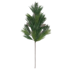 NEEDLE PINE PINECONE SPRAY 30.5"