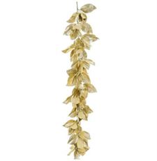 MAGNOLIA LEAF GARLAND MET 78"