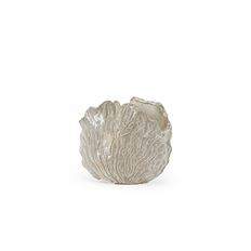 OVAL ESSENCE POT 7X8X4.75" BEIGE