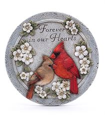 STONE FOREVER CARDINAL 9.75"DIA