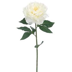 PEONY SPRAY 26" WHITE