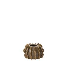 MILLAY VASE 3.25 X 5" BROWN