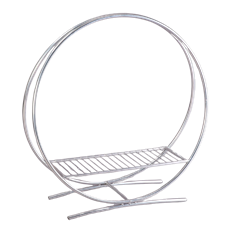 METAL HOOP DOUBLE 24" SILVER
