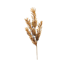 PINE FOAM SPRAY W/CONES 29" LT BRWN