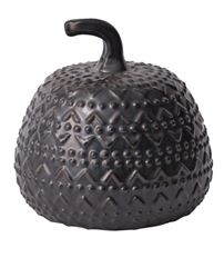 PUMPKIN 8"H 8"D EERIE GREY