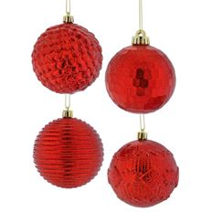 ORNAMENT ROYALTY BALL 100MM BX/4 R