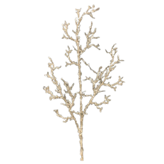 ICED TWIG SPRAY X3 32" CLEAR