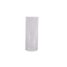 PLEATED GLASS CHIMNEY 10X4"