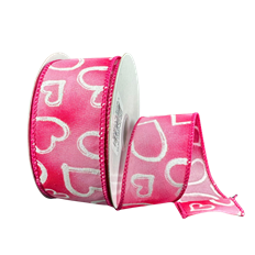 SATIN OMBRE GLITTER HRT #9/10YD PK