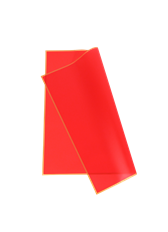 FLORAL WRAP 23X23" RED 50/PK