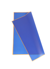 FLORAL WRAP 23X23" ROYAL BLUE 50/PK