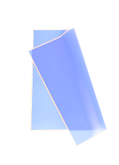 FLORAL WRAP 23X23" LT BLUE 50/PK