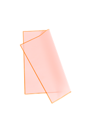 FLORAL WRAP 23X23" LIGHT PINK 50/PK