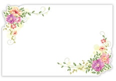 CARD FLORAL NO SENTIMENT 50/PKG