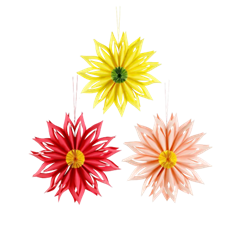 PAPER FLOWER 3 ASST 17.5" MIXED