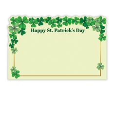 CARD ST. PATRICKS DAY 50/PKG