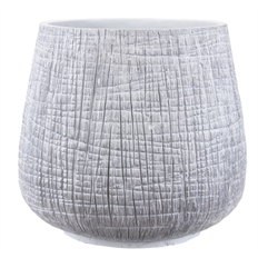 PLANTER POLYRESIN 12X13.5" WHITE