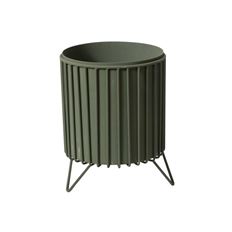 CORUM PLANTER W/STAND 11X8.5"
