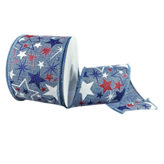 DENIM STARS #40X10 YDS RED/WHT/BLU