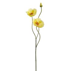 POPPY SPRAY 29" YELLOW